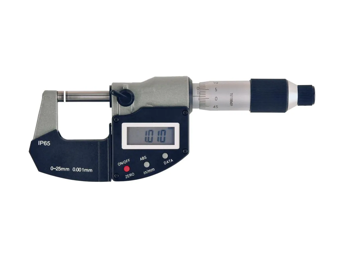 Mikrometer digital 0-25mm IP65 Format