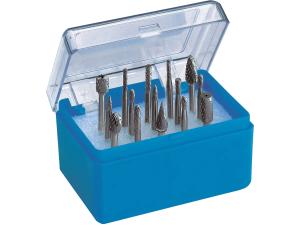 Roterande fil sats 15 filar - Skaft Ø 3 mm, tandning C