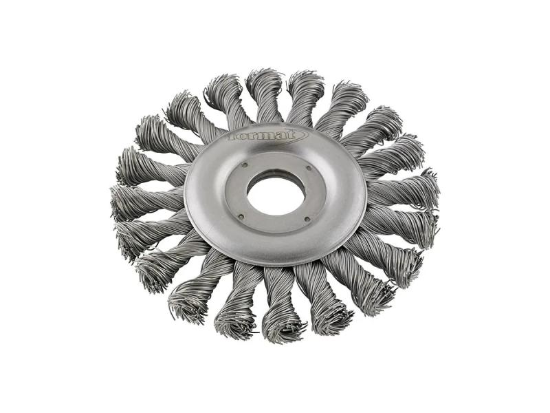 Cirkulärborste, Virad, 178mm, rostfri, Format