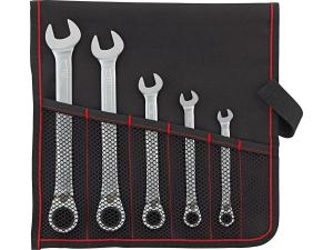 Ringnyckel-Sats 8-19 Mm, Med Spärrhake, 5 Delar Omkopplingsbar Fabrikat Format