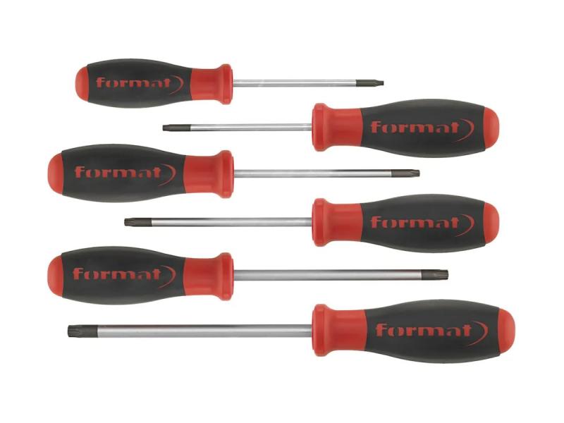 Skruvmejselsats Torx®, 6 Delar, T10-40, Format
