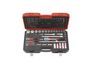 Hylsnyckel-Sats 58 Delar, 1/2 + 1/4