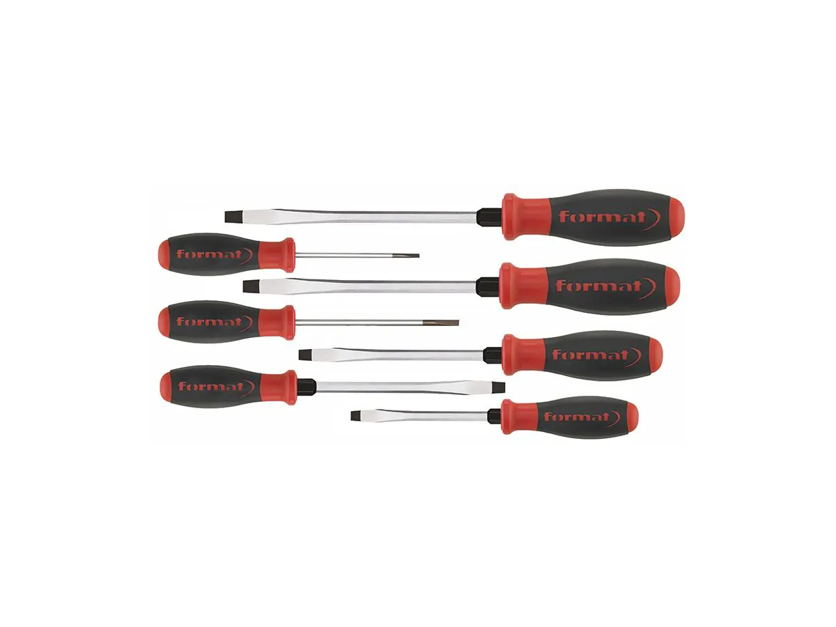 Skruvmejselsats Spår 3-10Mm, Format