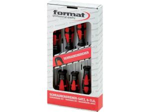 Skruvmejselsats spår/PH, 6-delar, Format