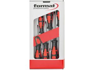 Skruvmejselsats Spår 4,5-8Mm + Pz 1+2, Format