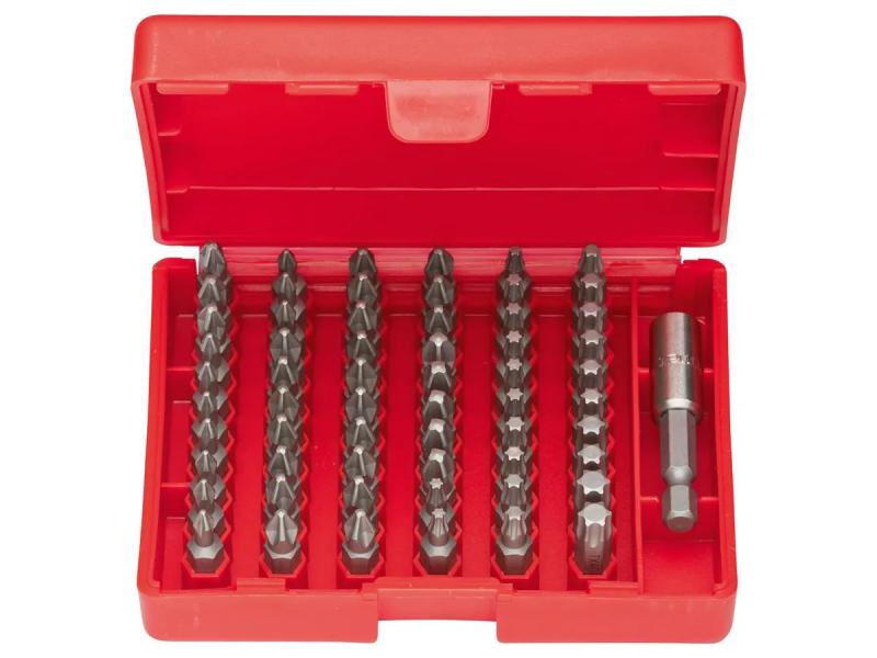 Bits, Sats, Plastkassett Med 1/4-Universalhållare 61Delar, Format