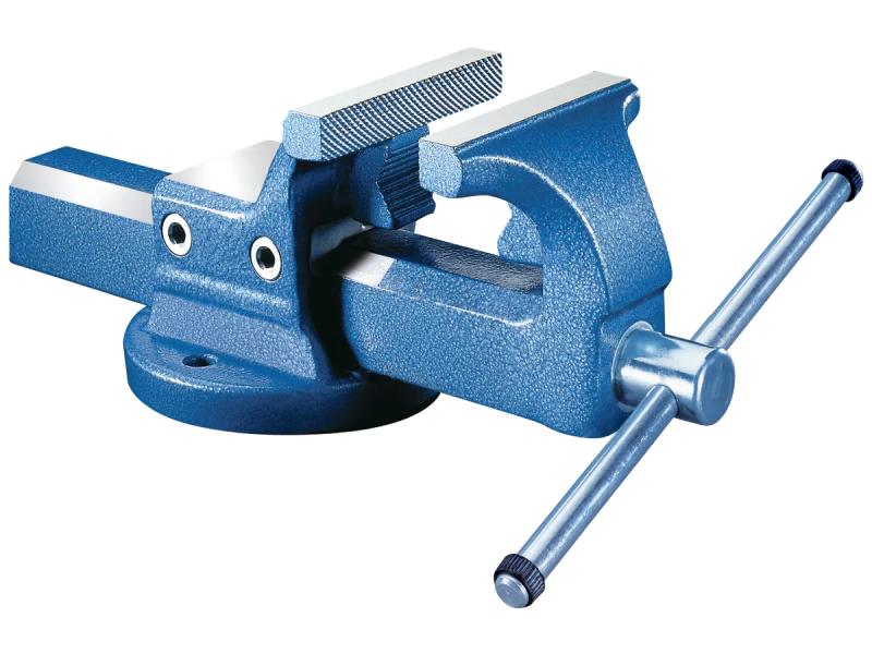 Bänkskruvstycke, 150x190x100mm, inkl. Rörbackar