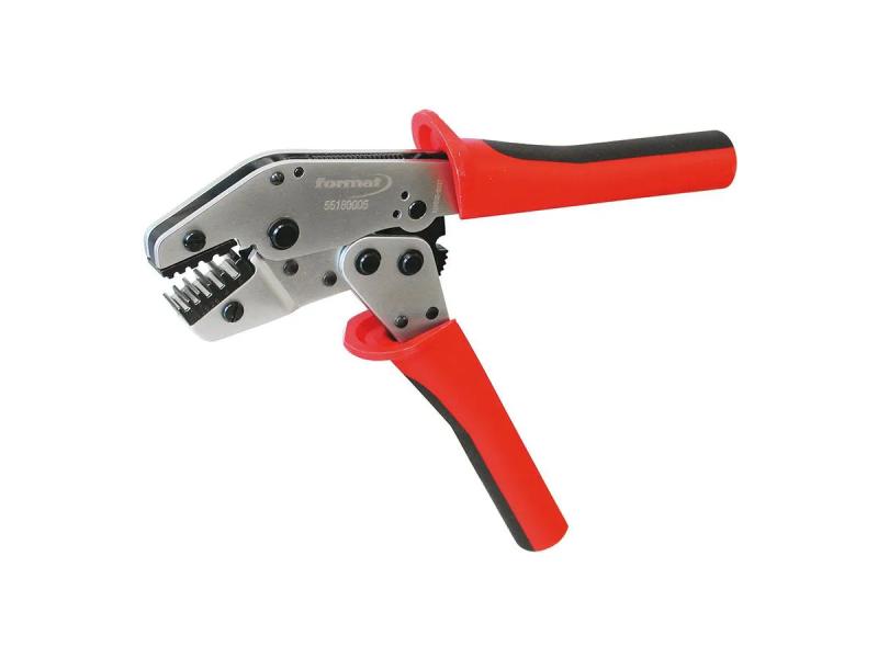 Presstång För Ändhylsor, 205Mm, 0,5-6 Mm², Med 5 Crimpzoner, Format