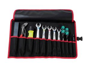 Rullväska, nylon, 12 fack, 540x330mm, Parat