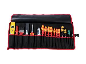 Rullväska, nylon, 20 fack, 740x330mm, Parat