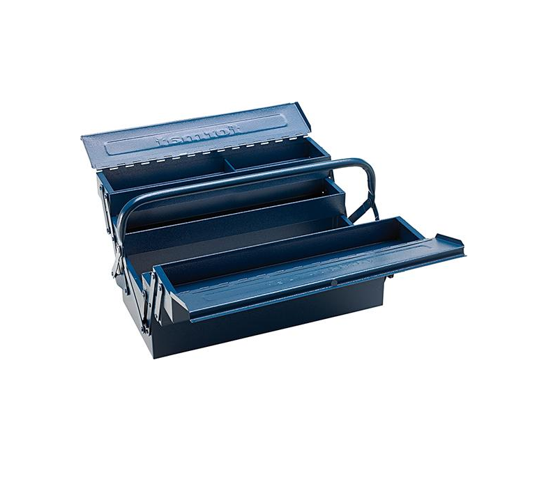 Verktygslåda i stålplåt 600x200x200mm, Format