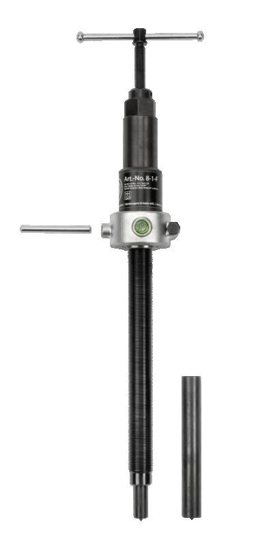 Lång hydraulisk spindel, upp till 15 t dragkraft (gängtappmått )