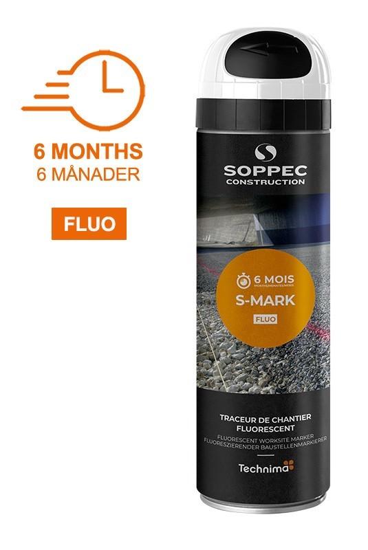 Märkfärg Fluorescerande Vit 500ML S-Mark