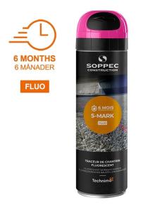 Märkfärg Fluorescerande Rosa CERISE 500ML S-Mark