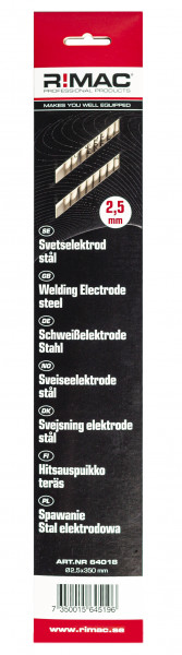 Allströmselektrod 2,5mm x 10st/frp