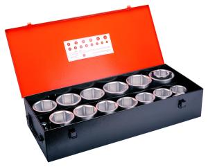 Hylsnyckelsats 1", 46-80mm 19 delar