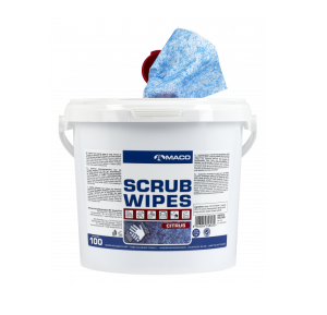 MACO Scrub Wipes Citrus Blå 100 st