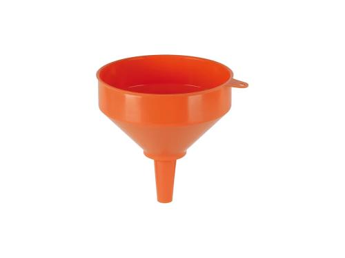 Tratt Ø 200mm, av polyetylen, med överloppsrand + sil