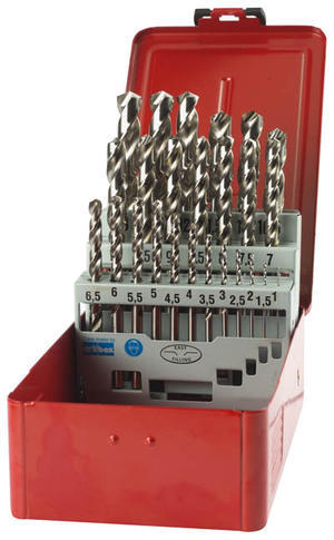 Borrsats HSS Co5, DIN338, typ Ti, 1-13mm, GÜHRING