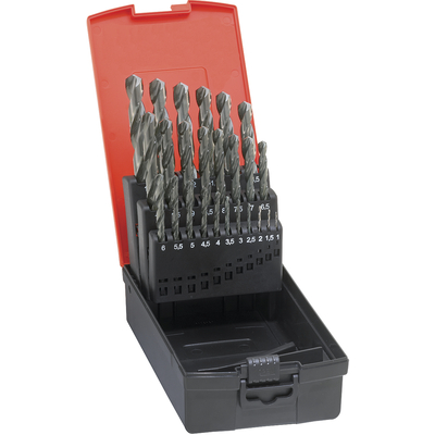 Borrsats HSS, DIN338, typ N, 1-13mm, FORMAT