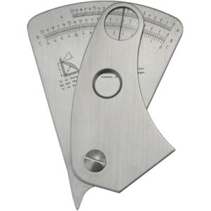 Svetsfogmall rostfri, avläsning 0,01mm, FORMAT