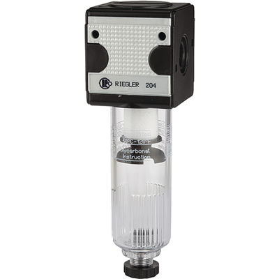 Filter Multifix G 1/2", storlek 3, polykarbonatbehållare, 5 µm, RIEGLER