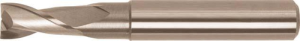 Pinnfräs VHM, DIN6527, 2-skär, 16mm, typ N, skaft HA, medellång, FORMAT