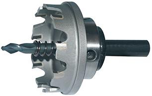 Hålsåg HM 43mm, med fast skaft