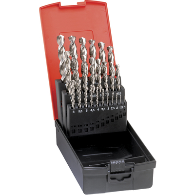 Spiralborrsats HSS Co5, DIN338, typ VA, 1-10mm, FORMAT