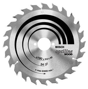 Hm-Cirkelsågblad Bosch Ø 210 X 2,8 X 30 Mm 24 Tänder, Optiline Wood