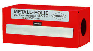 Metallfolieband 0,300Mm, Rostfritt, 150X2500Mm, I Staplingsbar Plastbox