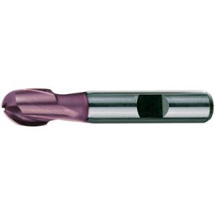 Fullradiefräs HSS Co8 TiALN, 2-skär, 18mm, typ N, skaft HB, kort, FORMAT