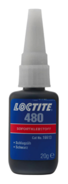 Loctite 480 Snabblim Förstärkt/Svart 20G