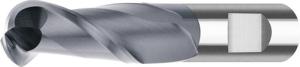 Fullradiekopierfräs VHM AlTiN+, 2-skär, 10,0mm, skaft HB, kort, FORTIS
