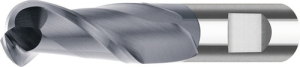 Fullradiekopierfräs VHM AlTiN+, 2-skär, 6,0mm, skaft HB, kort, FORTIS