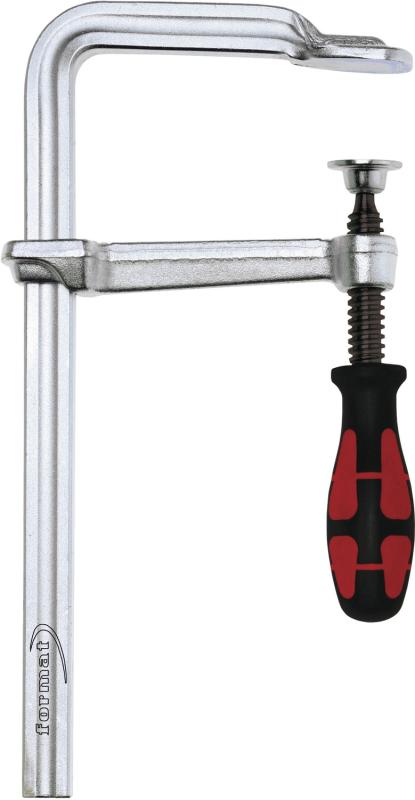 Skruvtving Helt I Stål, 400X120Mm, Med Trähandtag, Format