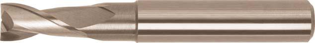 Pinnfräs VHM, DIN6527, 2-skär, 3mm, typ N, skaft HA, medellång, FORMAT