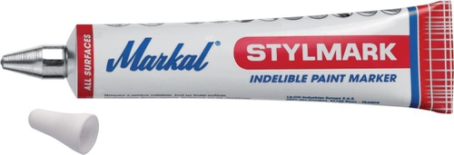 Markeringsstift MARKAL STYLEMARK texttjocklek 3mm, Standard, vit