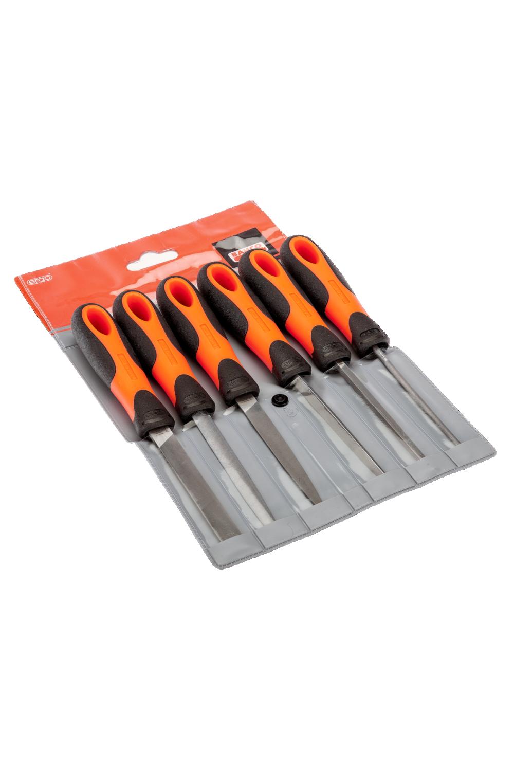 Filsats 6 St 4" Fin Skaft
