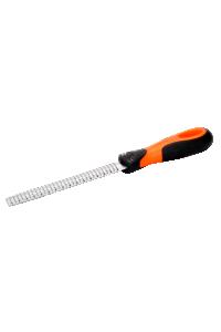 Halvrund Rasp 10" Grov Skaft