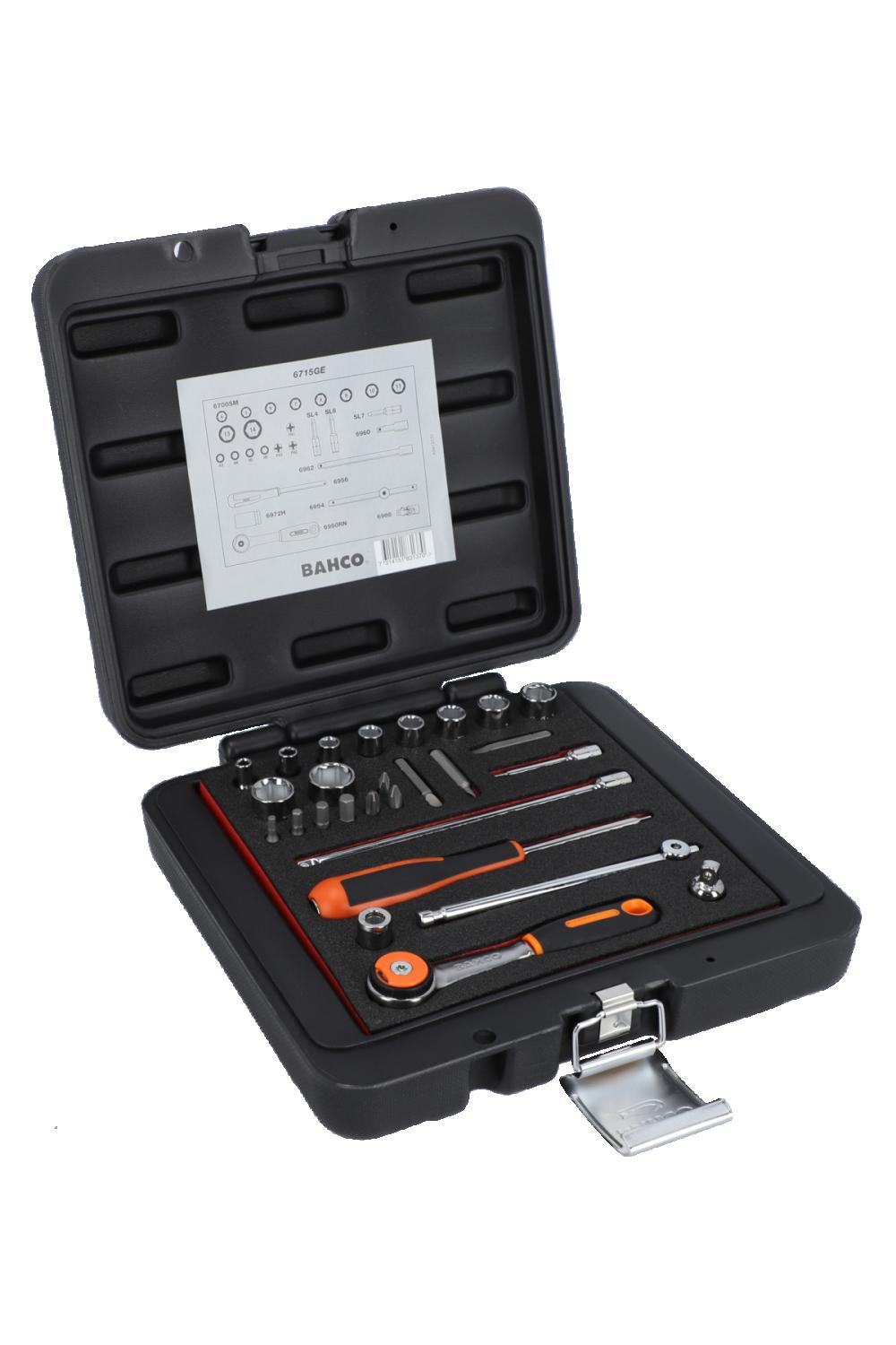 Hylsnyckelsats 1/4" 27 Delar