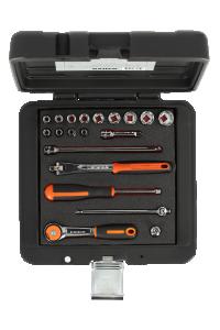 Hylsnyckelsats 1/4" 20 Delar