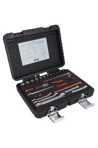 Hylsnyckelsats 1/4" 33 Delar