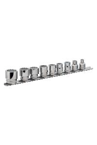 Hylssats 6-K 3/8" 9St På Sken