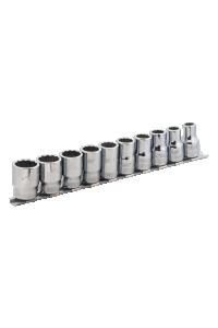 Hylssats 1/2" 12-K 10 St Sken