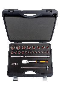 Hylsnyckelsats 1/2" 25 Delar