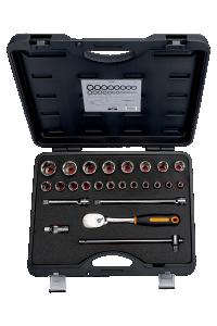 Hylsnyckelsats 1/2" 25 Delar