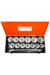 Hylsnyckelsats 1", 46-80mm 19 delar