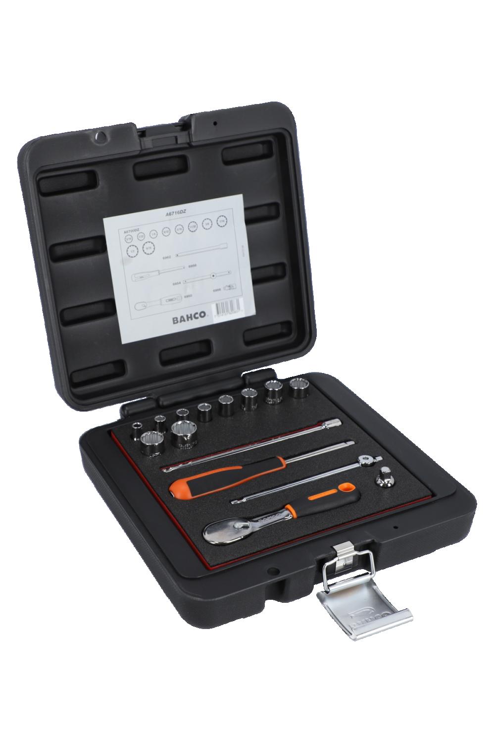 Hylsnyckelsats 1/4" 15 Delar