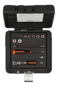 Hylsnyckelsats 1/4" 15 Delar